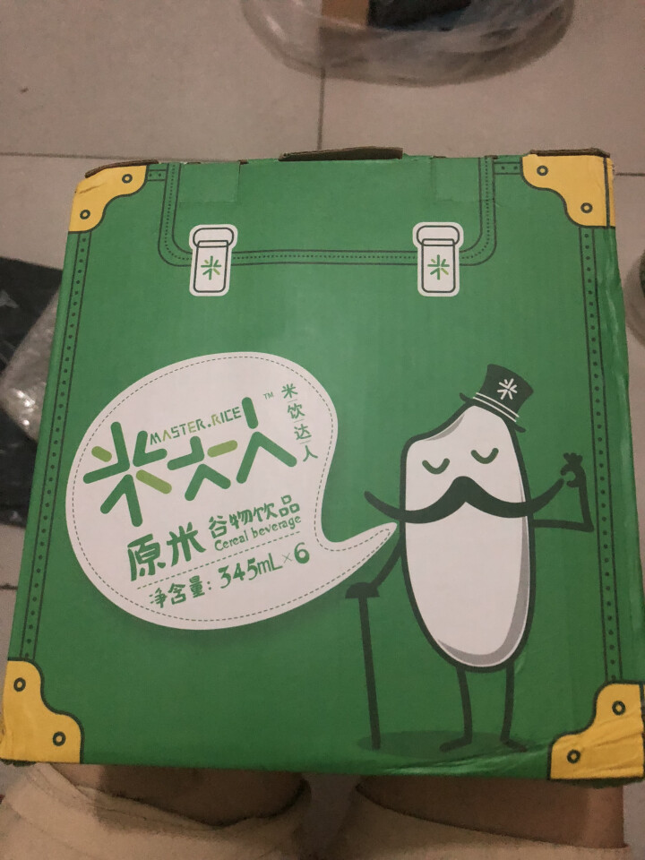 米大人 米露大米谷物饮料6瓶礼盒装  （345 ml*6罐） 原米味 默认1怎么样，好用吗，口碑，心得，评价，试用报告,第2张