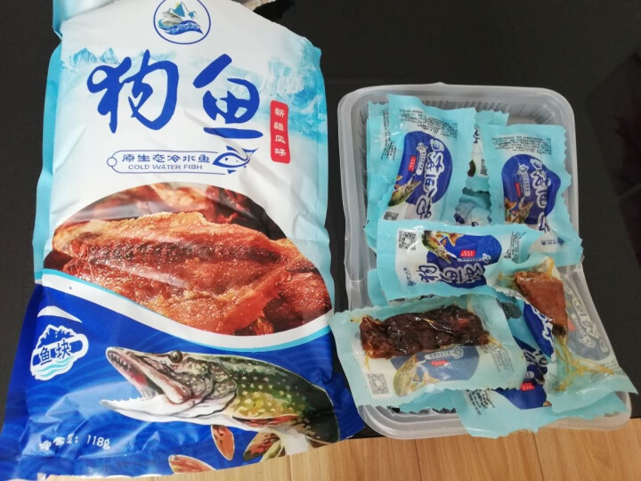 【嗒啉食品】 新疆特产额尔齐斯河野生狗鱼梭鲈鱼肉鱼块鱼干独立小包装 狗鱼新疆风味118g怎么样，好用吗，口碑，心得，评价，试用报告,第4张