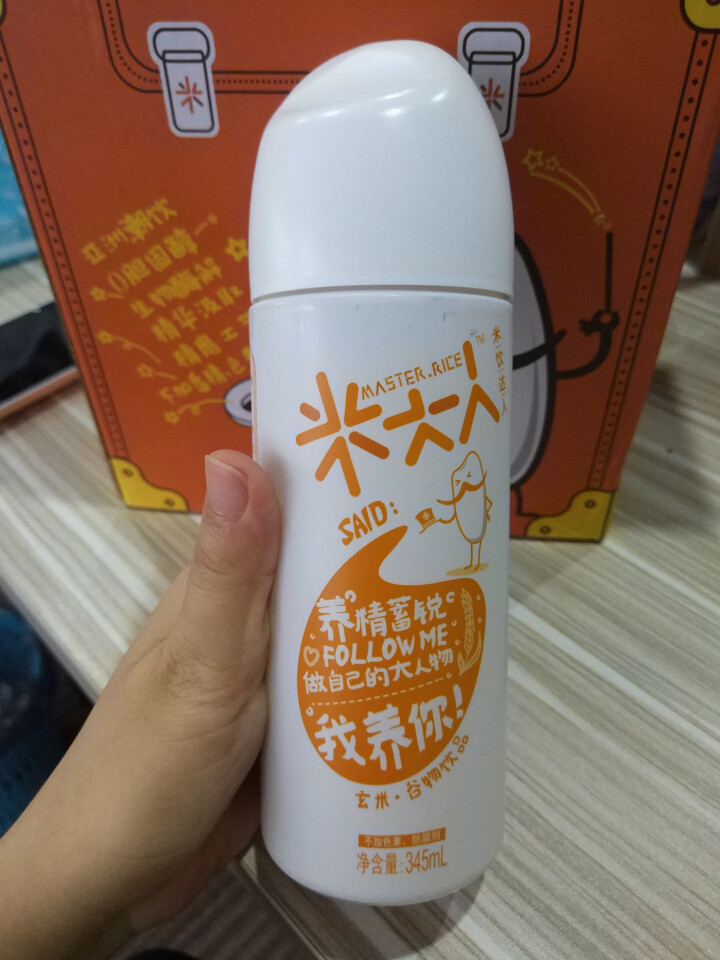 米大人 米露大米谷物饮料6瓶礼盒装 （345 ml*6瓶） 玄米（糙米）味怎么样，好用吗，口碑，心得，评价，试用报告,第4张