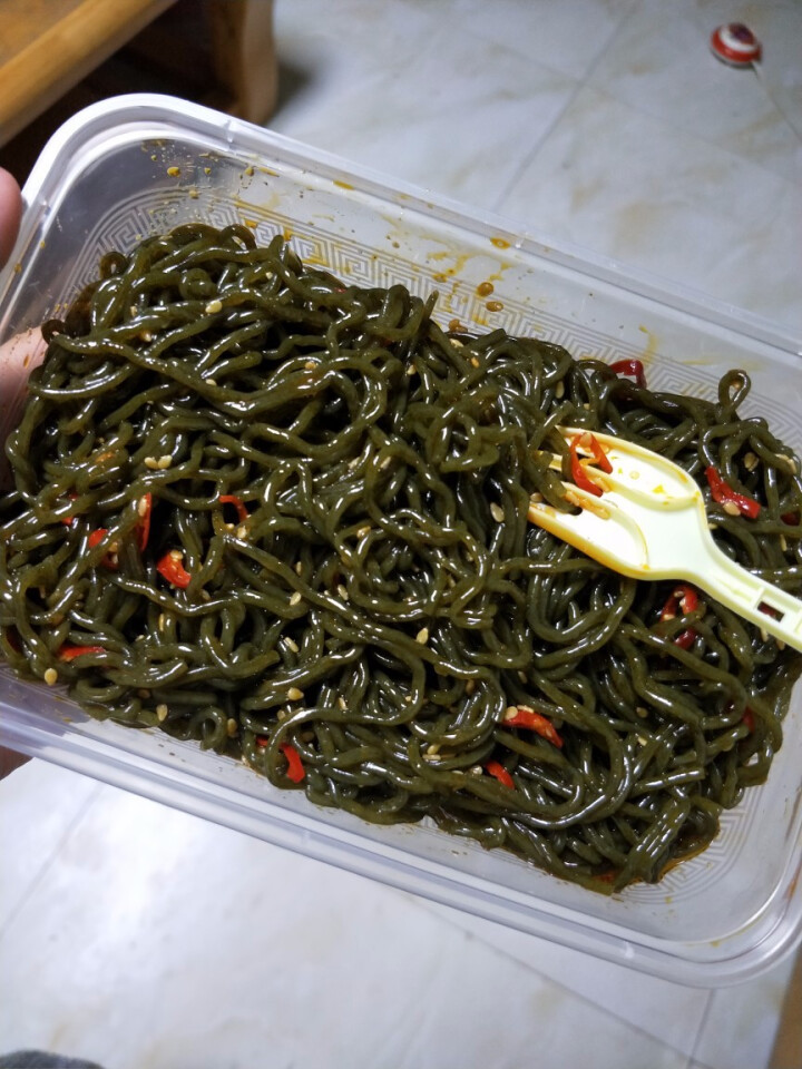 海芝宝 即食深海调味海带面 400g 香辣味 海鲜水产海藻怎么样，好用吗，口碑，心得，评价，试用报告,第4张