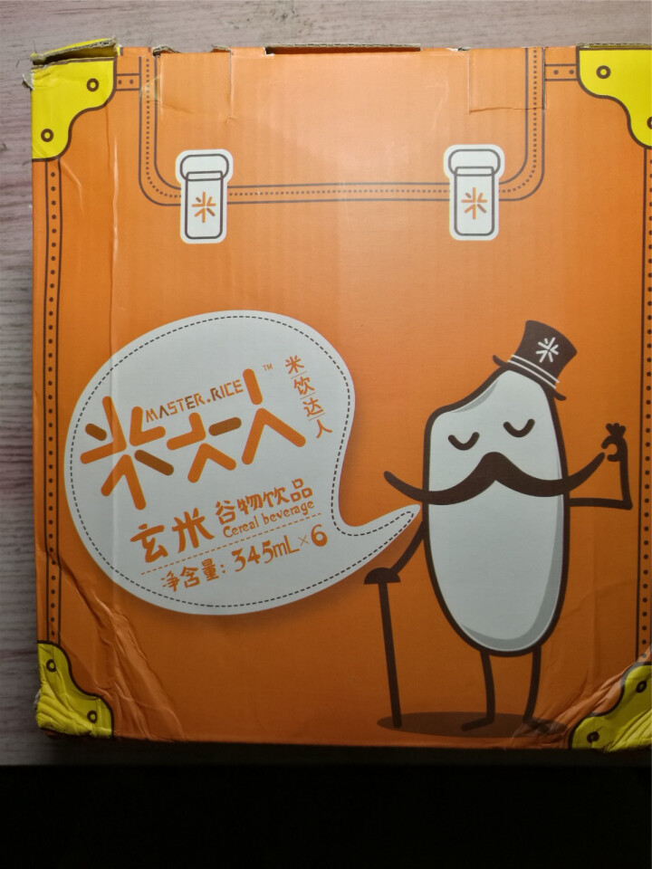 米大人 米露大米谷物饮料6瓶礼盒装 （345 ml*6瓶） 玄米（糙米）味怎么样，好用吗，口碑，心得，评价，试用报告,第3张