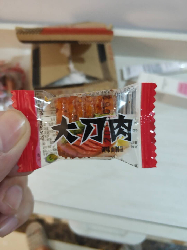 创健 大刀肉辣条袋装250g重庆风味8090后怀旧麻辣素零食 辣条 辣条零食 大刀肉辣条250g*1怎么样，好用吗，口碑，心得，评价，试用报告,第3张