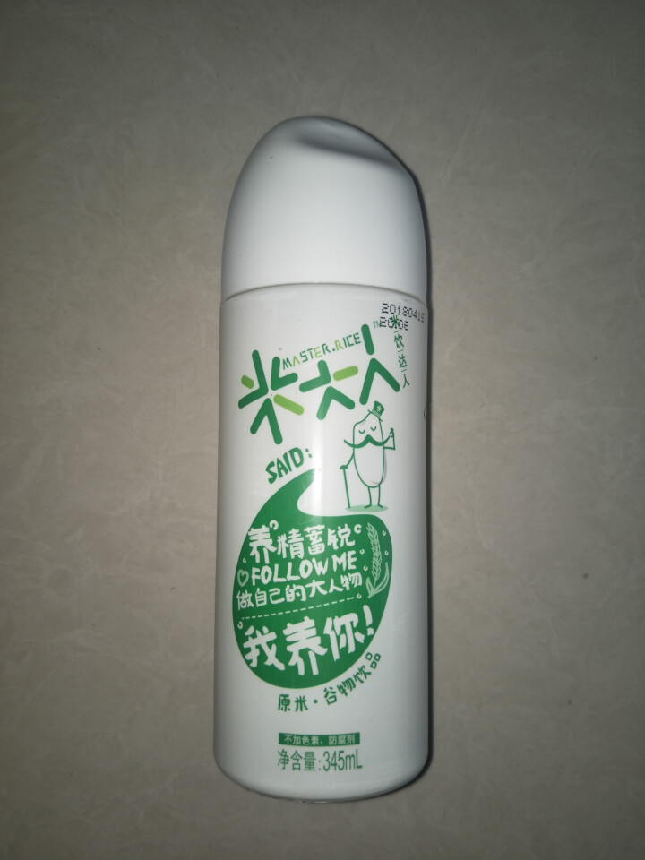 米大人 米露大米谷物饮料6瓶礼盒装  （345 ml*6罐） 原米味 默认1怎么样，好用吗，口碑，心得，评价，试用报告,第4张