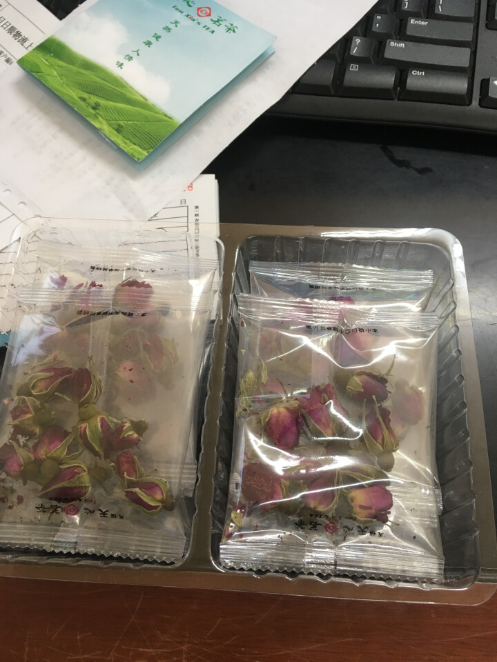 天福天心花草茶玫瑰花枸杞茶金银花茶组合型独立包装新款花茶系列 玫瑰花茶24克（8包）怎么样，好用吗，口碑，心得，评价，试用报告,第2张