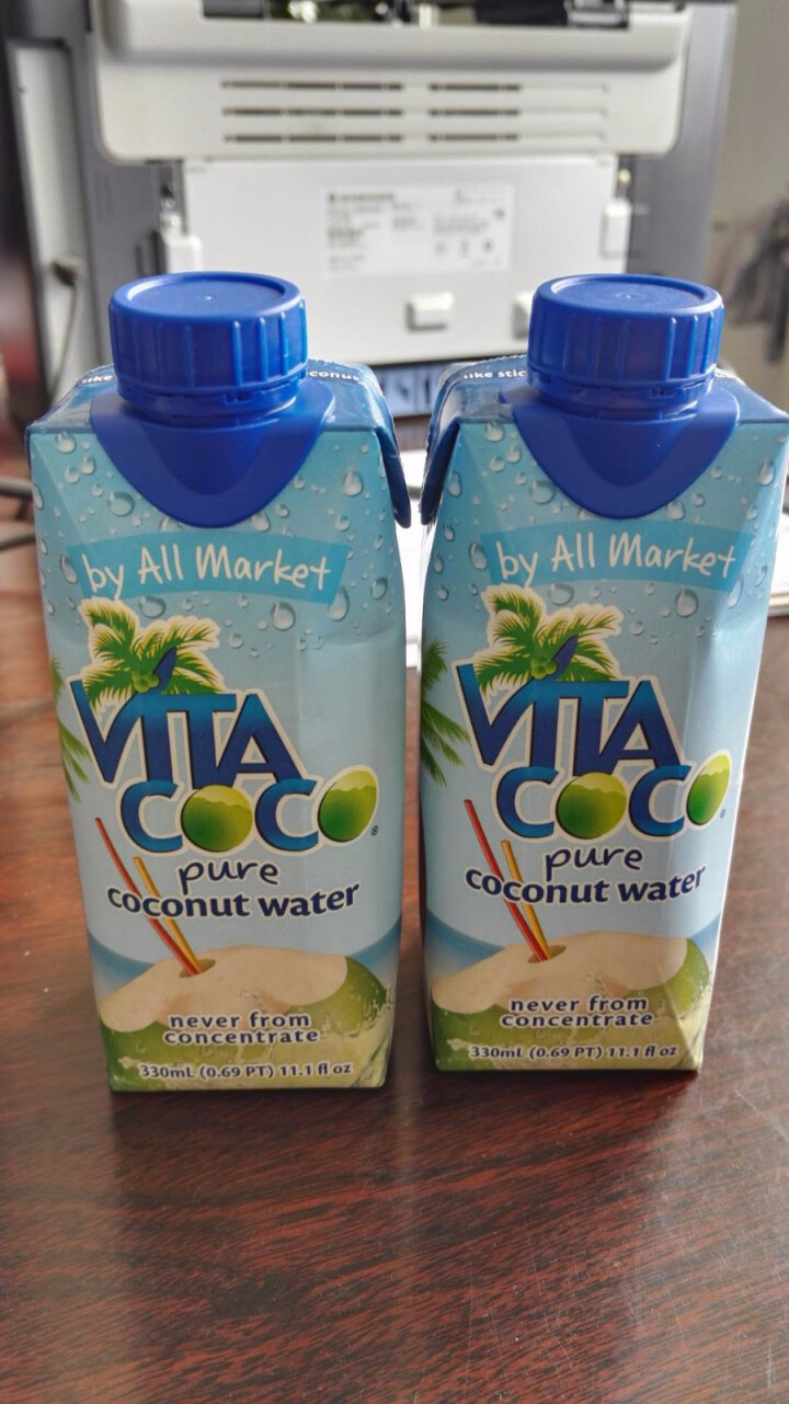 vita coco唯他可可椰子水NFC果汁进口饮品330ml 原味两瓶装怎么样，好用吗，口碑，心得，评价，试用报告,第3张