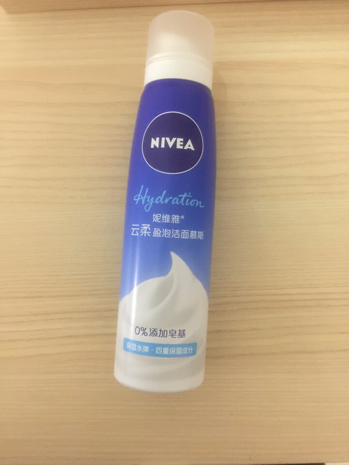 妮维雅(NIVEA)云柔盈泡洁面慕斯150ml（保湿型 女士洗面奶 氨基酸温和洁面）怎么样，好用吗，口碑，心得，评价，试用报告,第2张