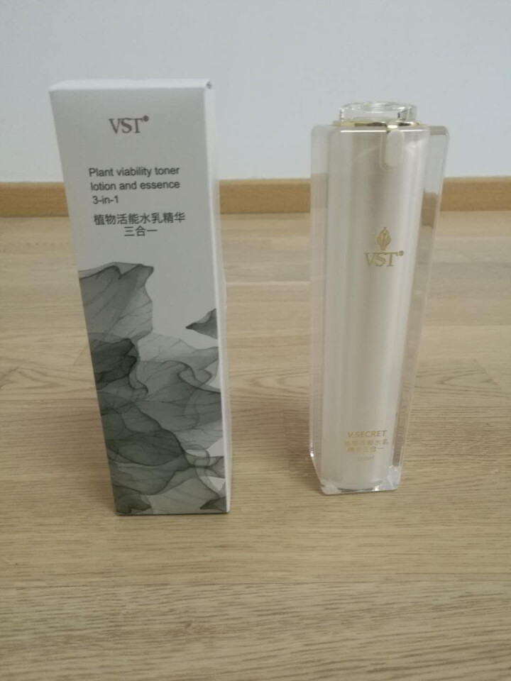 VST植物活能水乳精华三合一100ml（补水保湿修复乳液）怎么样，好用吗，口碑，心得，评价，试用报告,第3张