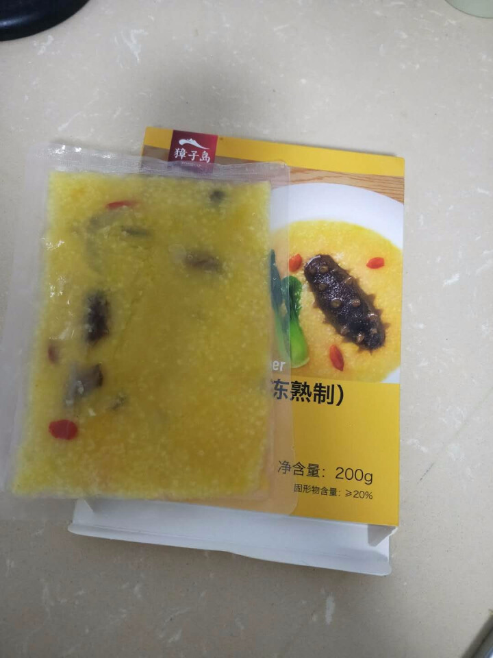 獐子岛 冷冻小米海参粥 200g 盒装 海鲜水产怎么样，好用吗，口碑，心得，评价，试用报告,第2张