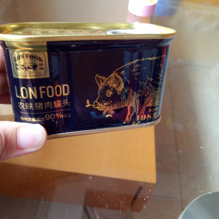 农畉（LONFOOD）农畉午餐肉罐头猪肉罐头340g/198g 即食户外 面包三明治 小黑罐 猪肉罐头怎么样，好用吗，口碑，心得，评价，试用报告,第6张