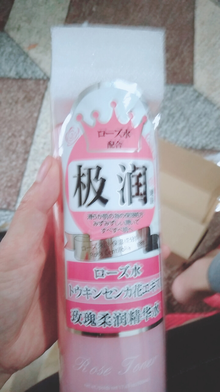 alovivi 玫瑰柔润精华水500ml（大粉水 爽肤水 滋润保湿水 嫩肤）怎么样，好用吗，口碑，心得，评价，试用报告,第4张