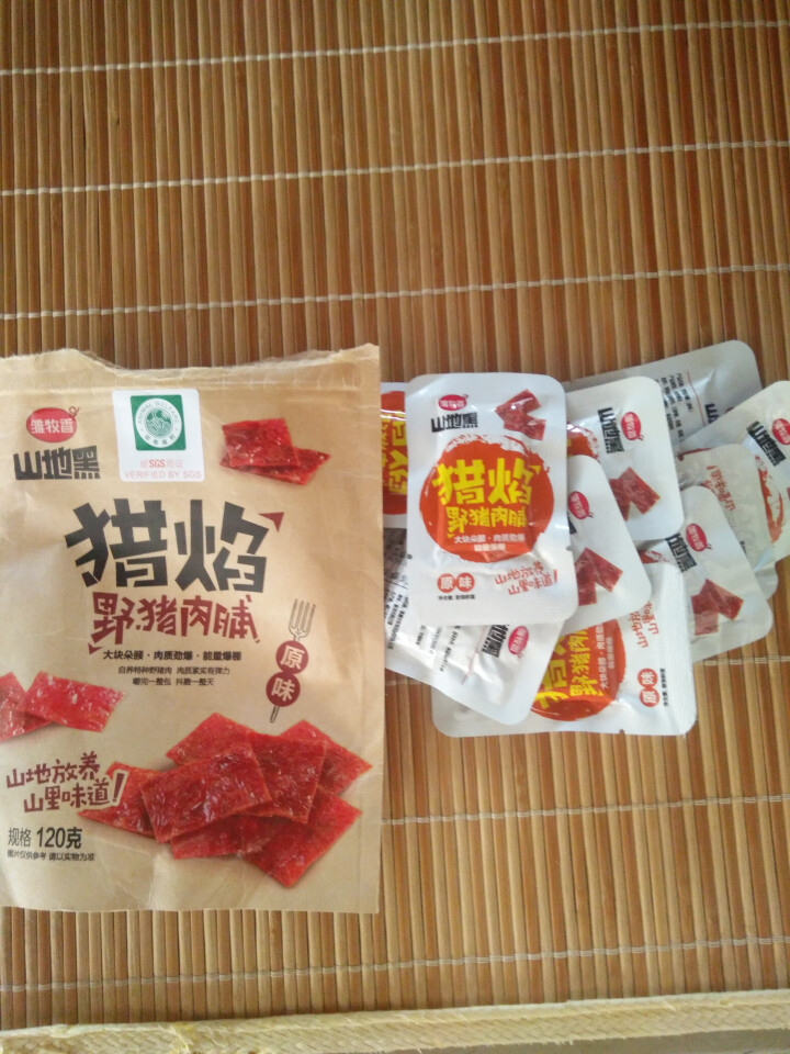 雏牧香肉干肉脯休闲零食特产小吃靖江风味原味野猪肉脯120g/袋 原味怎么样，好用吗，口碑，心得，评价，试用报告,第3张