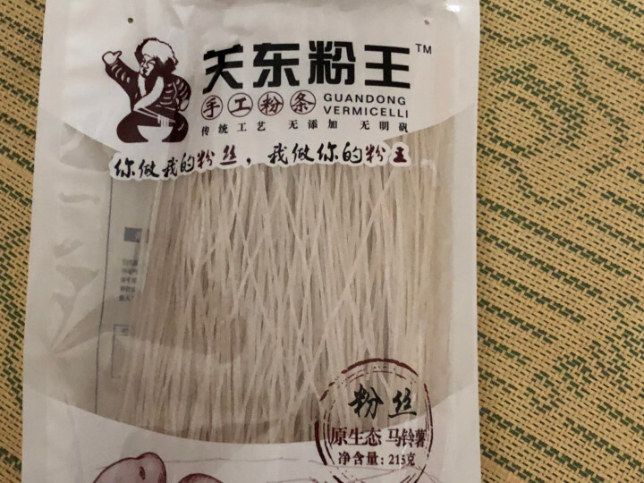 关东粉王 东北马铃薯粉丝  土豆粉丝215g 东北特产怎么样，好用吗，口碑，心得，评价，试用报告,第4张