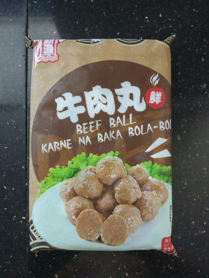 佳宁食品 手打牛肉丸 250g火锅丸子火锅食材 手打牛肉丸250g怎么样，好用吗，口碑，心得，评价，试用报告,第4张