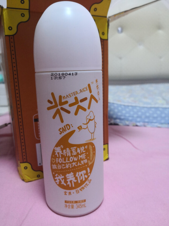 米大人 米露大米谷物饮料6瓶礼盒装 （345 ml*6瓶） 玄米（糙米）味怎么样，好用吗，口碑，心得，评价，试用报告,第3张