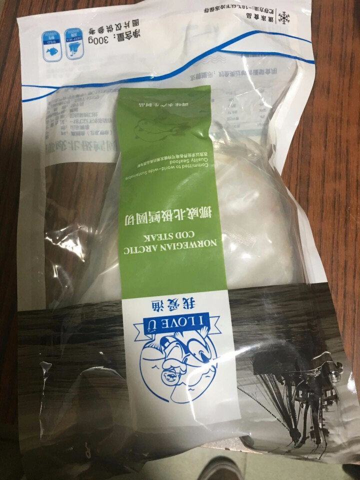 我爱渔 冷冻挪威北极鳕（真鳕鱼） 300g 2,第3张