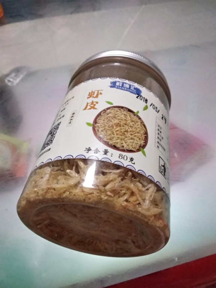 鲜博汇 无盐虾皮 淡干小虾米 婴儿宝宝辅食80g 1罐装怎么样，好用吗，口碑，心得，评价，试用报告,第4张