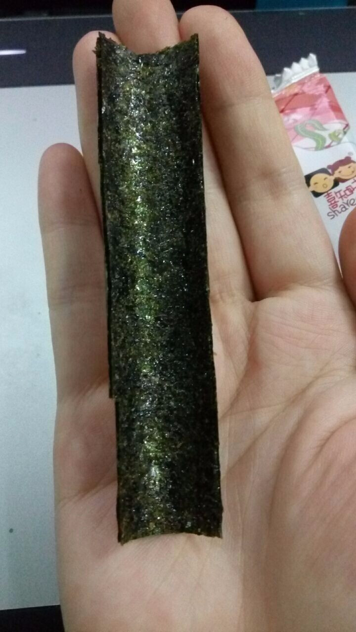 喜知味(sharewee) 休闲零食小吃 烤海苔卷  原味/香辣/海鲜/番茄 1.25g/支（口味下单备住）怎么样，好用吗，口碑，心得，评价，试用报告,第3张