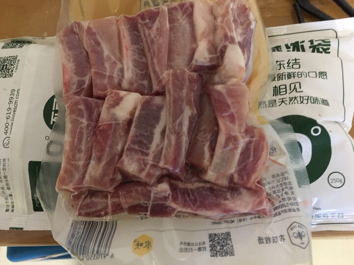 农畉猪肉肋排500g 生猪肉切段猪排骨猪小排 糖醋排骨怎么样，好用吗，口碑，心得，评价，试用报告,第3张