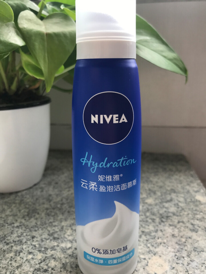 妮维雅(NIVEA)云柔盈泡洁面慕斯150ml（保湿型 女士洗面奶 氨基酸温和洁面）怎么样，好用吗，口碑，心得，评价，试用报告,第2张