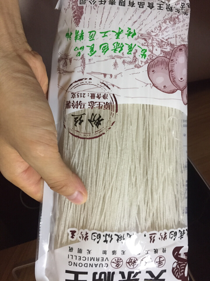 关东粉王 东北马铃薯粉丝  土豆粉丝215g 东北特产怎么样，好用吗，口碑，心得，评价，试用报告,第3张