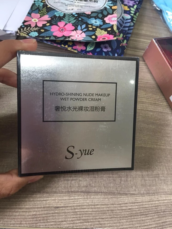 奢悦（S.yue） 湿粉膏遮瑕膏水光裸妆粉底水润清透亮肤服帖不油腻易清洗 10g 珍珠白怎么样，好用吗，口碑，心得，评价，试用报告,第2张