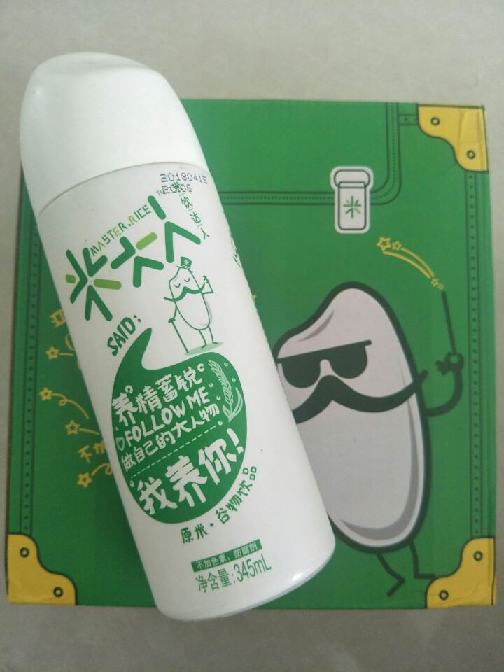 米大人 米露大米谷物饮料6瓶礼盒装  （345 ml*6罐） 原米味 默认1怎么样，好用吗，口碑，心得，评价，试用报告,第3张