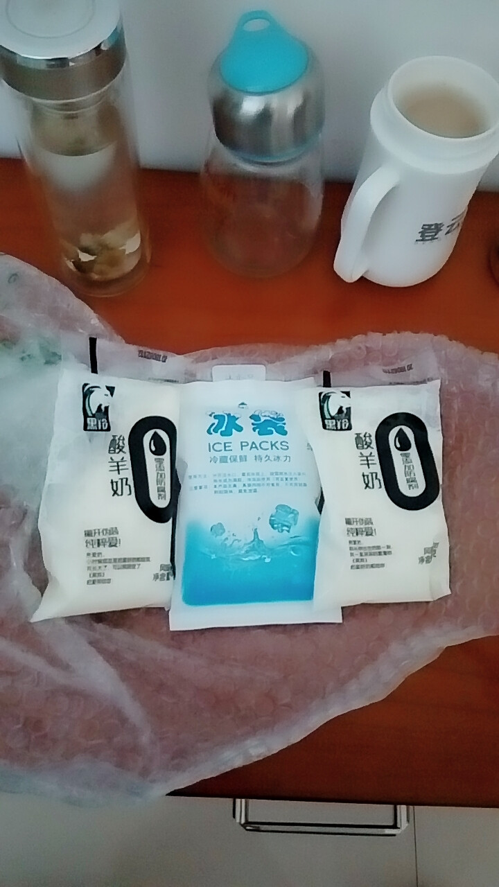 黑羚 酸羊奶巴氏低温发酵炭烧风味羊乳酸奶浓稠透明袋包装160gx12袋 风味酸羊奶2袋试喝怎么样，好用吗，口碑，心得，评价，试用报告,第3张