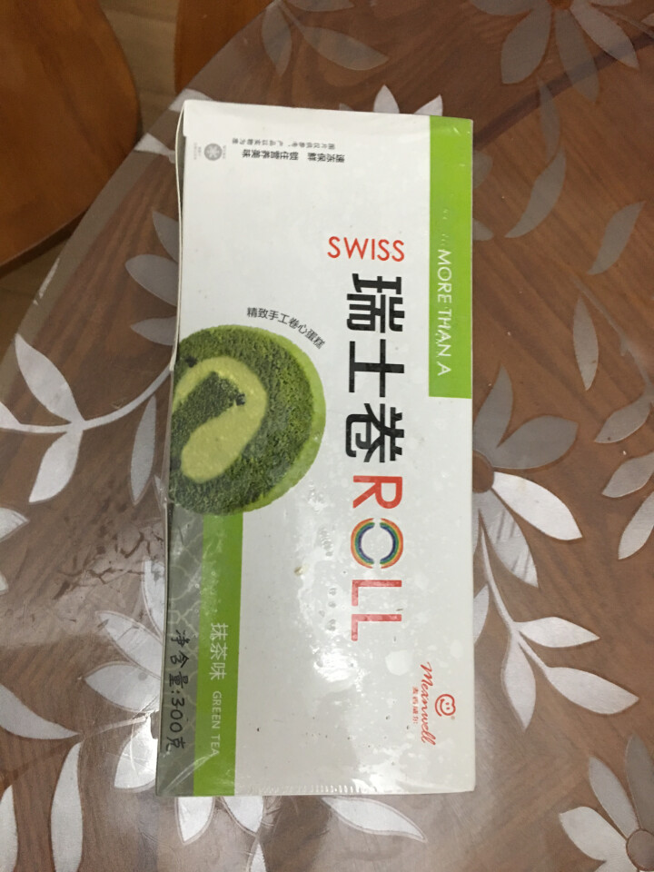 麦香威尔 瑞士卷 抹茶味 蛋糕 300g/盒 (新旧包装随机发货)怎么样，好用吗，口碑，心得，评价，试用报告,第2张