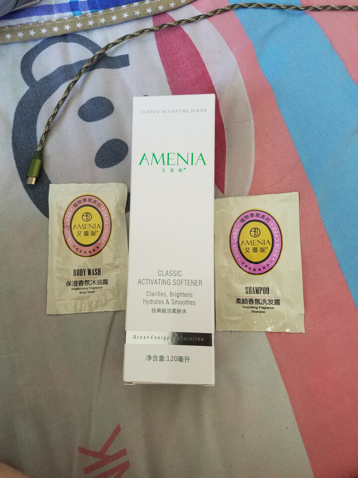 艾蔓妮（AMENIA） 海藻柔肤水芦荟补水保湿舒缓调理化妆水控油收缩毛孔爽肤水男女士怎么样，好用吗，口碑，心得，评价，试用报告,第3张