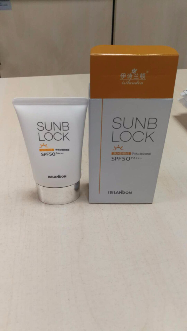 伊诗兰顿 防晒霜SPF50 PA+++ 50g(面霜乳液 防晒 女士男士护肤品) 防晒霜50g怎么样，好用吗，口碑，心得，评价，试用报告,第3张