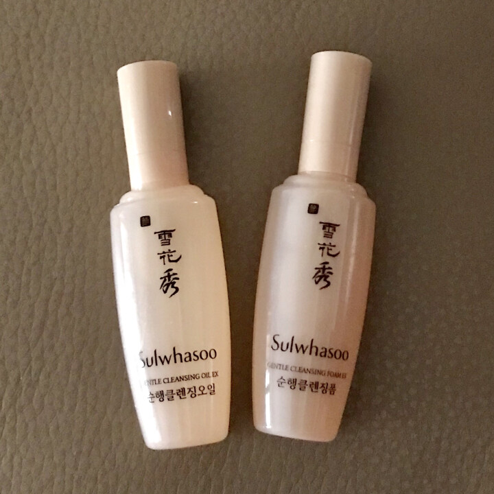 雪花秀 Sulwhasoo顺行柔和系列男女士洗面奶卸妆油 洁颜泡沫15ml+洁颜油15ml怎么样，好用吗，口碑，心得，评价，试用报告,第3张