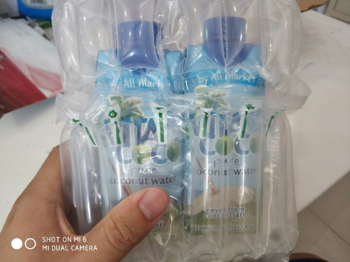 vita coco唯他可可椰子水NFC果汁进口饮品330ml 原味两瓶装怎么样，好用吗，口碑，心得，评价，试用报告,第2张