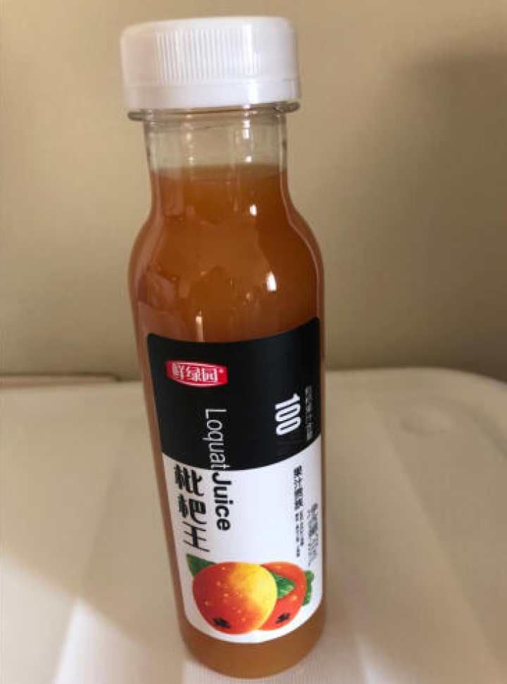 鲜绿园 枇杷汁100%枇杷王枇杷原浆果汁饮料大瓶饮料300ml 单瓶装试饮活动怎么样，好用吗，口碑，心得，评价，试用报告,第2张