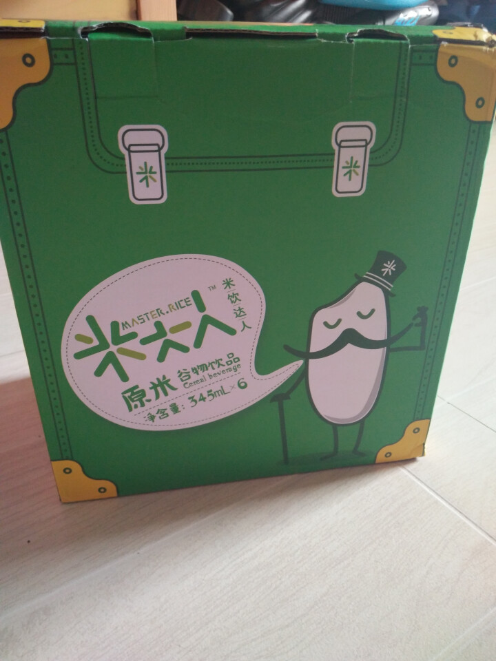 米大人 米露大米谷物饮料6瓶礼盒装  （345 ml*6罐） 原米味 默认1怎么样，好用吗，口碑，心得，评价，试用报告,第3张