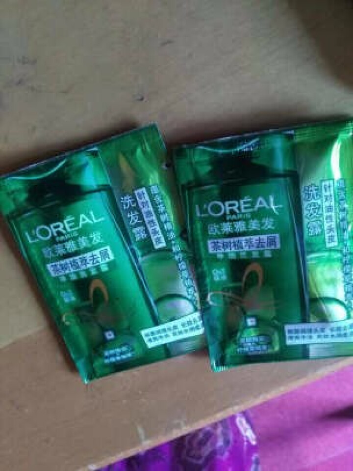 欧莱雅（LOREAL）茶树植萃去屑派发装(3*7ml单片，一周体验装)（赠品，请勿单独购买）怎么样，好用吗，口碑，心得，评价，试用报告,第2张