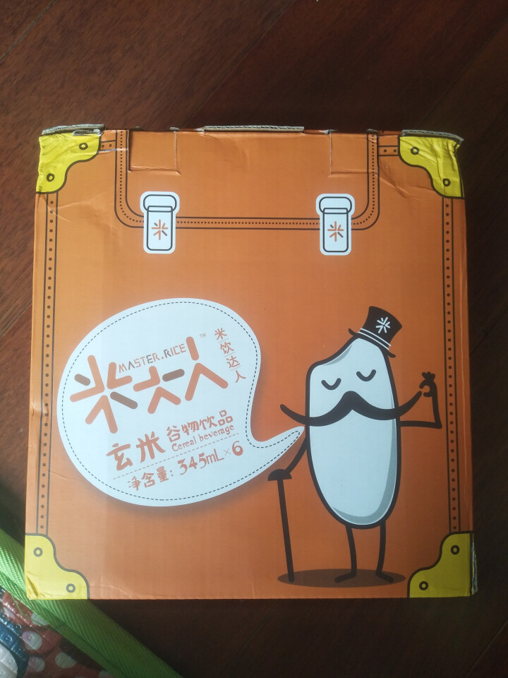 米大人 米露大米谷物饮料6瓶礼盒装 （345 ml*6瓶） 玄米（糙米）味怎么样，好用吗，口碑，心得，评价，试用报告,第2张
