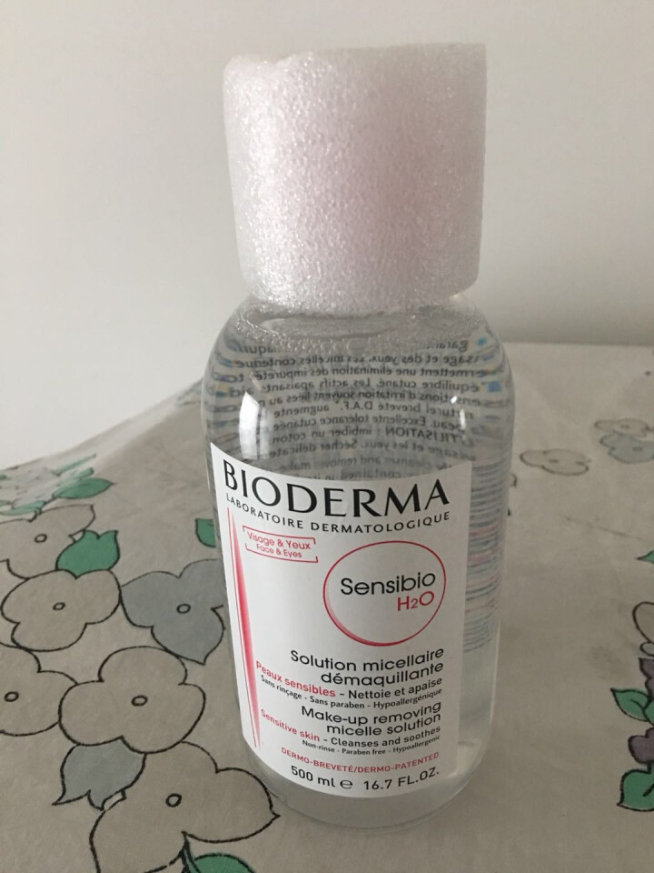 法国贝德玛（Bioderma）舒妍多效洁肤液500ml （卸妆水 深层清洁 粉水 舒缓保湿 敏感肌 眼唇 原装进口）怎么样，好用吗，口碑，心得，评价，试用报告,第2张