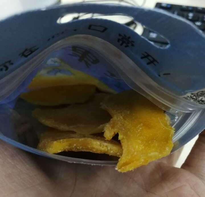 e然 芒果干 泰国 蜜饯果干 休闲零食 泰国芒果片 果脯 75g*1袋怎么样，好用吗，口碑，心得，评价，试用报告,第4张