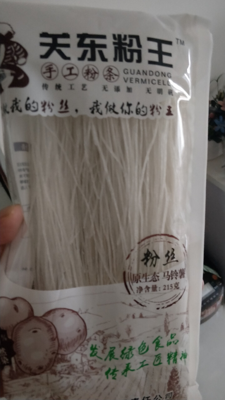 关东粉王 东北马铃薯粉丝  土豆粉丝215g 东北特产怎么样，好用吗，口碑，心得，评价，试用报告,第2张