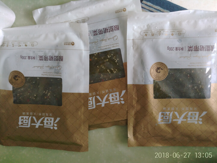 海大厨 大连特产酸甜裙带菜200g/袋X3 海木耳 海带丝 海产干货 煲汤凉拌 开袋即食怎么样，好用吗，口碑，心得，评价，试用报告,第3张