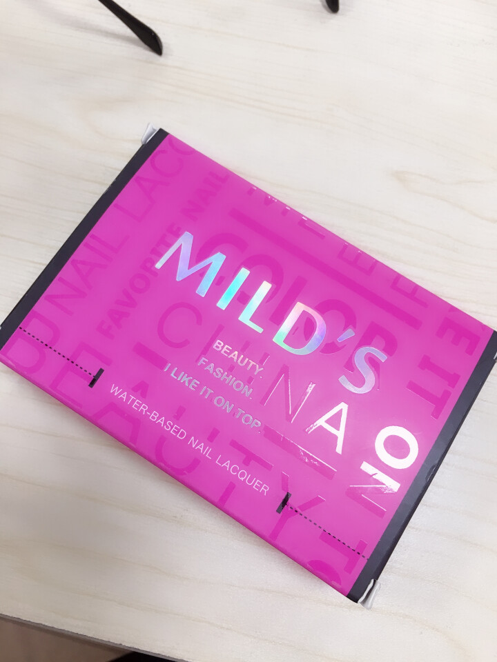 曼思 MILD'S  水性可剥指甲油3D猫眼 浅色系 3件套（可撕 美甲套装 送磁铁 猫眼紫 猫眼粉 香槟亮片）怎么样，好用吗，口碑，心得，评价，试用报告,第2张