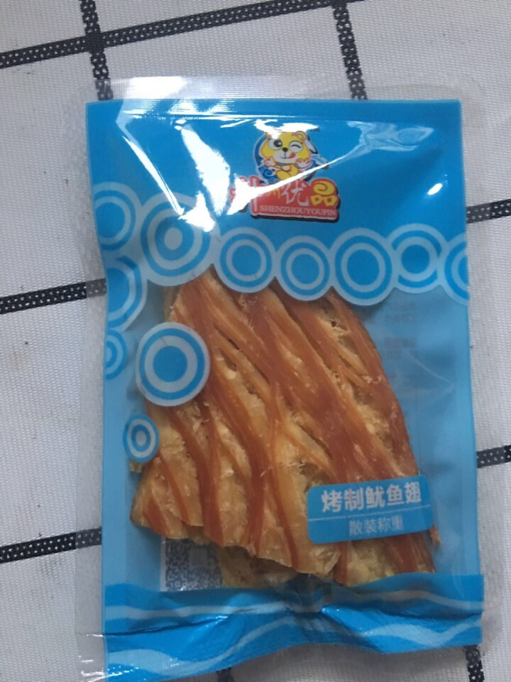 神州优品（shenzhouyoupin） 烧烤小吃风琴鱿鱼100g 美味零食肉脯 烤制鱿鱼翅怎么样，好用吗，口碑，心得，评价，试用报告,第4张