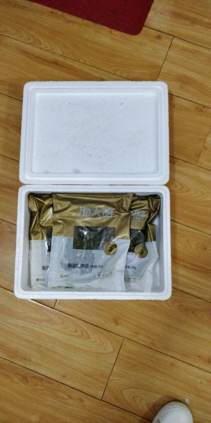 海大厨 大连特产酸甜裙带菜200g/袋X3 海木耳 海带丝 沙拉海藻 海白菜 凉拌菜 开袋即食怎么样，好用吗，口碑，心得，评价，试用报告,第4张