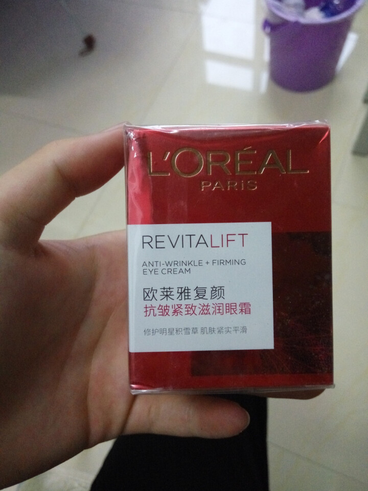 欧莱雅（LOREAL） 欧莱雅复颜抗皱滋润眼霜15ml 紧致淡化眼周细纹提拉眼尾长效修护肌肤 复颜眼霜15ml怎么样，好用吗，口碑，心得，评价，试用报告,第2张