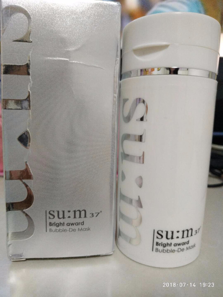 苏秘呼吸sum37度 晶透净肤气泡面膜100ml(呼吸37度 男女适用洁面乳洗面奶 深层清洁 去角质 韩国进口）怎么样，好用吗，口碑，心得，评价，试用报告,第2张