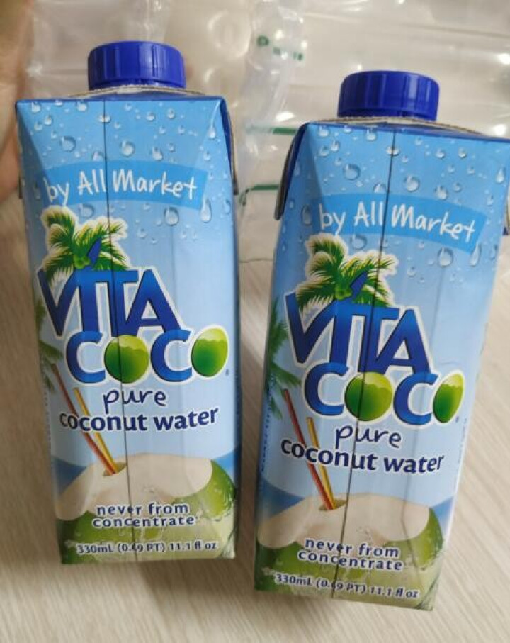 vita coco唯他可可椰子水NFC果汁进口饮品330ml 原味两瓶装怎么样，好用吗，口碑，心得，评价，试用报告,第3张