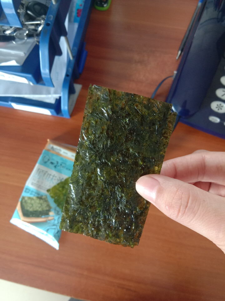 金语（JINYU） 岩烧海苔2gx8包 大片海苔即食儿童休闲零食海飘紫菜小吃 （原味）怎么样，好用吗，口碑，心得，评价，试用报告,第4张