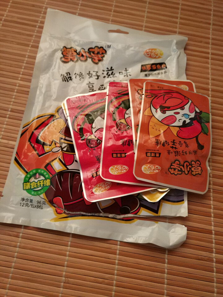 莫小芋 【利川扶贫馆】 魔芋丝 休闲零食 魔芋爽 素食小吃即食零 魔芋干96克畅享装怎么样，好用吗，口碑，心得，评价，试用报告,第2张