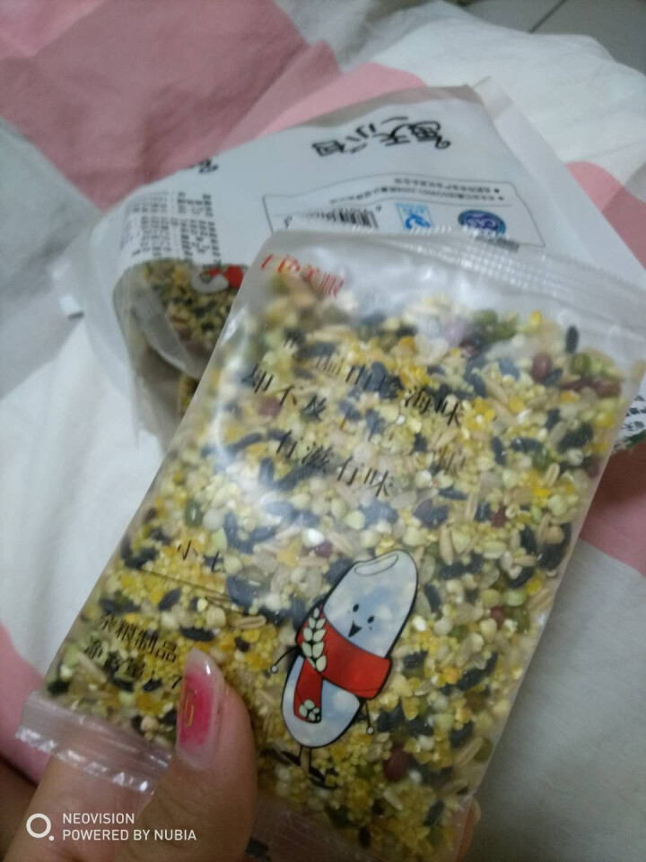 七色美粮 五谷配比组合 健康养生杂粮煮粥 每袋7包 五色杂粮粥525g 红色 525g怎么样，好用吗，口碑，心得，评价，试用报告,第2张