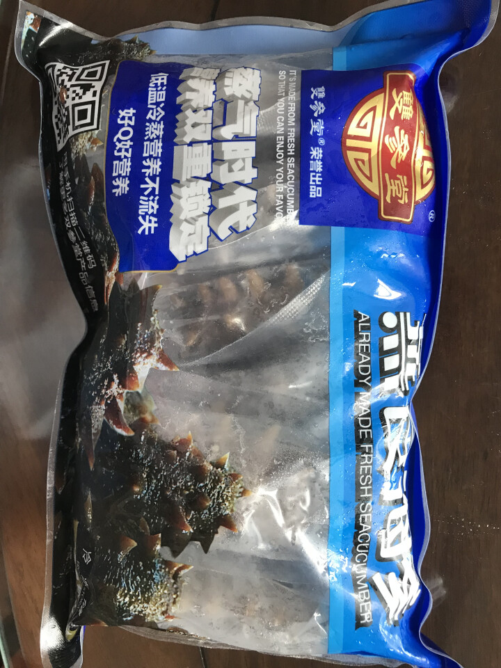 雙参堂 大连冷蒸即食海参 300g 7,第2张